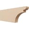 Ekena Millwork 2in. W x 6in. H x 16in. L Yorktown Woodgrain TimberThane Rafter Tail, Primed Tan RFTUR02X06X16YORRCPR - alternate 1